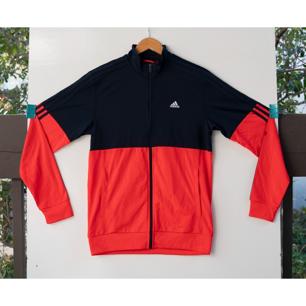 Adidas Running Athletic Jacket - Blue and Red Men's Size S